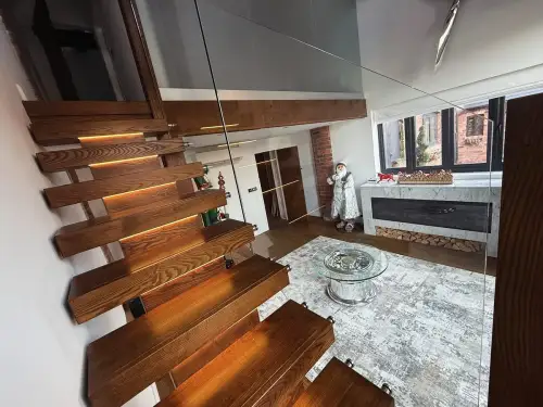 Click Here To Enlarge This Photo Of Luxury Solid Ash Staircase Installation In Nottingham