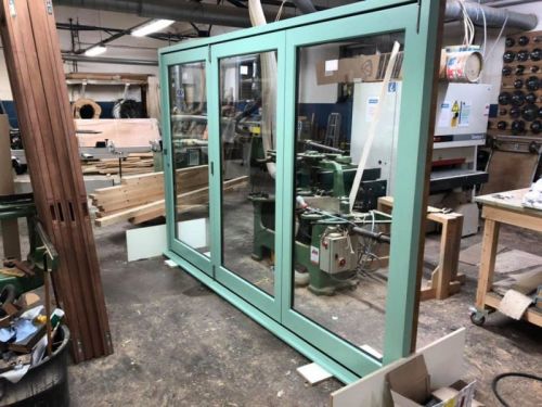 Click Here To Enlarge This Photo Of Accoya Bottom Rolling Bifold Doors, Derbyshire