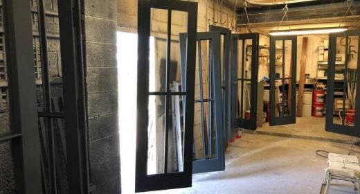 Engineered softwood doors and windows