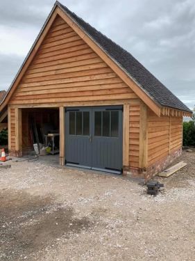 Click Here To Enlarge This Photo Of Hardwood Garage Doors