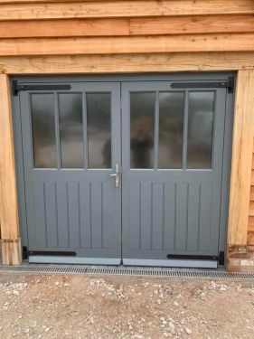 Click Here To Enlarge This Photo Of Hardwood Garage Doors