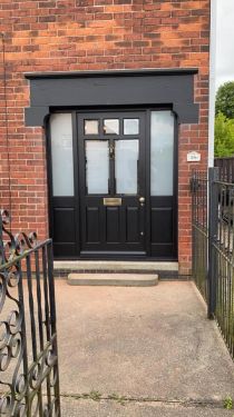 Click Here To Enlarge This Photo Of Accoya Door and Frame