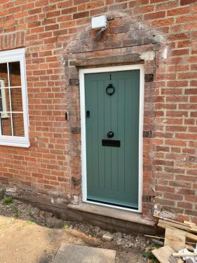 Click Here To Enlarge This Photo Of Accoya Door and Frame