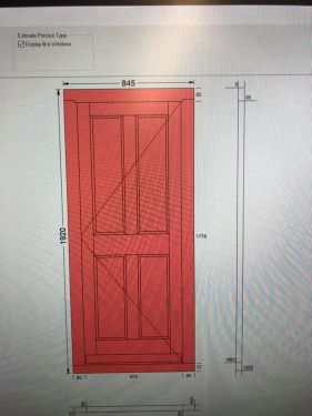 Click Here To Enlarge This Photo Of Red Grandis Door