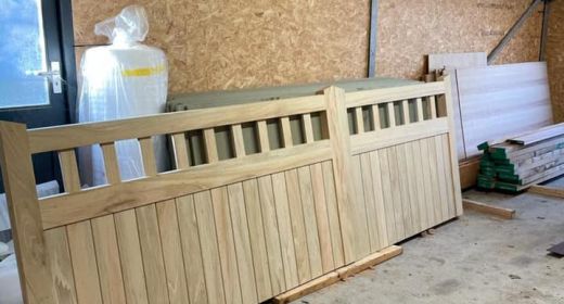 Pair of Hardwood Gates