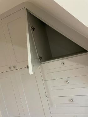 Click Here To Enlarge This Photo Of Fitted Oak Bedroom Wardrobes