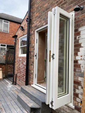 Click Here To Enlarge This Photo Of Accoya Bifold Doors and Sash Windows
