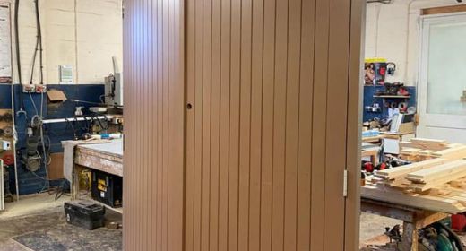 Curved Doors and Frame made from Sepele Hardwood