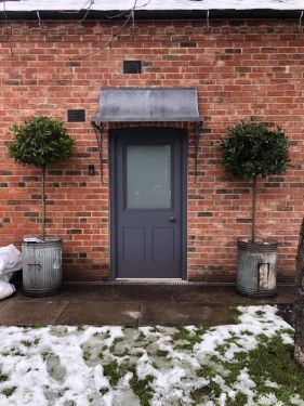 Click Here To Enlarge This Photo Of Front Door and Shaker Cupboards