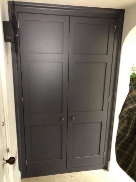 Click Here To Enlarge This Photo Of Front Door and Shaker Cupboards
