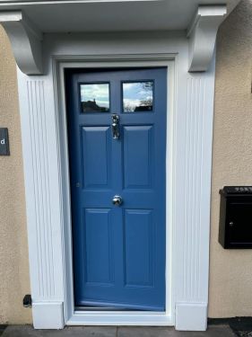 Click Here To Enlarge This Photo Of Couple of Red Grandis Doors