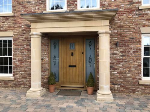 Click Here To Enlarge This Photo Of European Oak Door and Frame