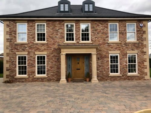 Click Here To Enlarge This Photo Of European Oak Door and Frame