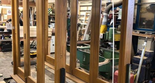 European Oak and a Set of Accoya Bifolds