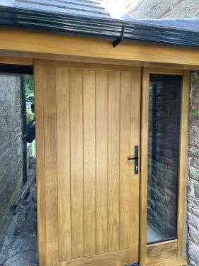 Click Here To Enlarge This Photo Of Accoya Door and frame