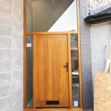 Click Here To Enlarge This Photo Of Idigbo Hardwood Door and frame