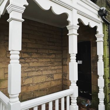 Click Here To Enlarge This Photo Of Sepele Hardwood Porch Replacement