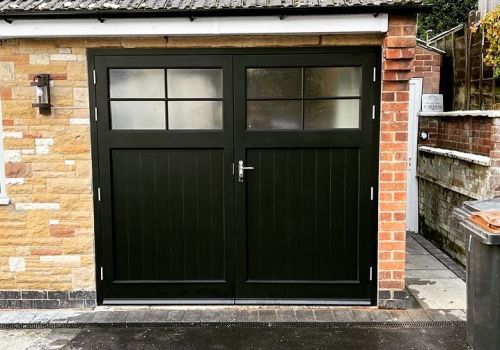 Click Here To Enlarge This Photo Of Hardwood Garage Doors