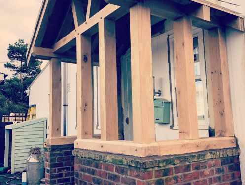 Click Here To Enlarge This Photo Of Oak Porch