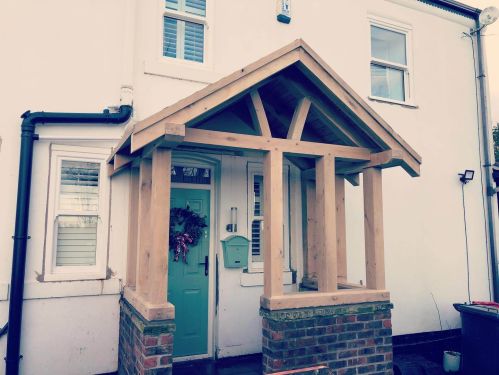 Click Here To Enlarge This Photo Of Oak Porch