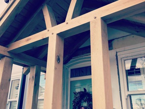 Click Here To Enlarge This Photo Of Oak Porch