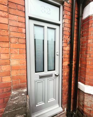 Click Here To Enlarge This Photo Of Hardwood Door and Frame