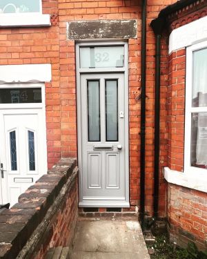 Click Here To Enlarge This Photo Of Hardwood Door and Frame