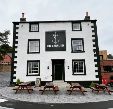 Click Here To Enlarge This Photo Of Restoration Of The Canal Inn In Derbyshire