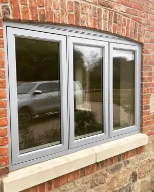 Click Here To Enlarge This Photo Of Flush Casement Windows & Oak Stairs