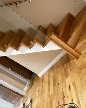 Click Here To Enlarge This Photo Of Flush Casement Windows & Oak Stairs