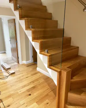 Click Here To Enlarge This Photo Of Flush Casement Windows & Oak Stairs