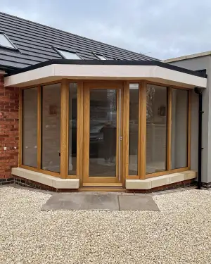Click Here To Enlarge This Photo Of Idigbo Hardwood Porch Installation, Nottingham