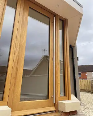 Click Here To Enlarge This Photo Of Idigbo Hardwood Porch Installation, Nottingham