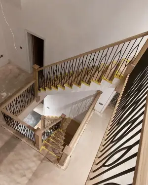 Click Here To Enlarge This Photo Of Bespoke Staircase Installation, North Nottinghamshire