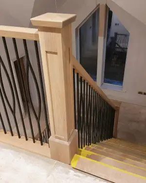Click Here To Enlarge This Photo Of Bespoke Staircase Installation, North Nottinghamshire