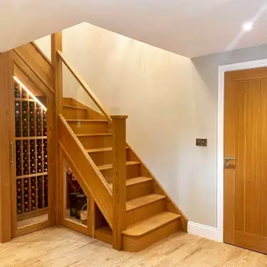 Click Here To Enlarge This Photo Of Custom Oak Staircase In Nottingham
