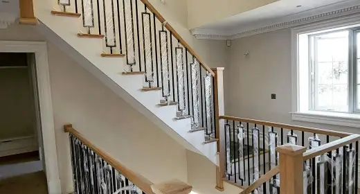 Nottingham Wooden Staircase With Metal Box Section