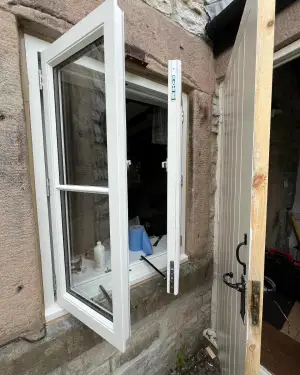 Click Here To Enlarge This Photo Of French Casement Windows - Winster, Derbyshire