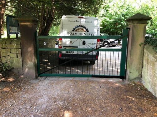 Click Here To Enlarge This Photo Of New hardwood gate for St Mary's church