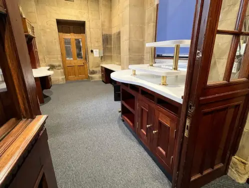 Click Here To Enlarge This Photo Of Bespoke European Oak Furniture – Chatsworth House, Derbyshire