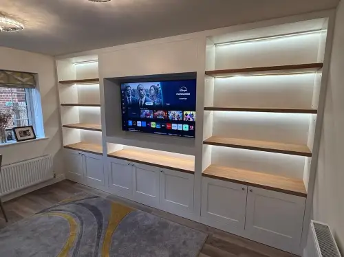 Click Here To Enlarge This Photo Of Media Wall Installation In Heanor, Derbyshire