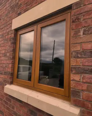 Click Here To Enlarge This Photo Of Air Dried Oak Frames – Ockbrook, Derbyshire