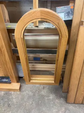 Click Here To Enlarge This Photo Of Beautiful Oak Door & Window Frame In Derby