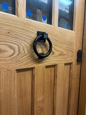 Click Here To Enlarge This Photo Of Beautiful Oak Door & Window Frame In Derby